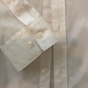 White classic button up blouse.
